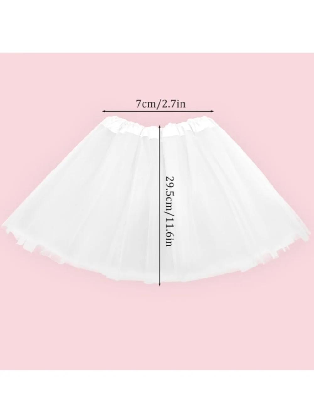 Kids Bunny Costume 4 Piece Set - White Tutu, Pink Ears, Bow Tie & Tail NWT